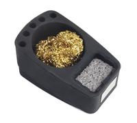 Essential Soldering Iron Cleaner Set With Brass Wire And Nonslip Base Silicone Holder For Technicians Electronics Repair