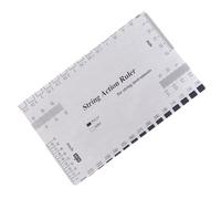 Essential String Action Ruler Plectrum Dedicated Ruler Tool Guitar Repair Tool For Basses And Acoustic Instruments Professional Guitar Setup