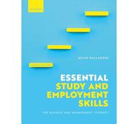 Essential Study and Employment Skills for Business and Management Students