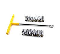 Essential T-Handle Wrench with Long Reach for Automotive Repair Hand Tool for Enthusiasts and Professional Mechanics Motorcycle Repair Tool Kit