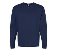 Hanes Mens 5.2 oz ComfortSoft Heavyweight T-Shirt, Athletic Navy, Medium