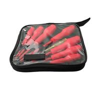 Essential Toolset Premium Insulated Screwdrivers in a Complete Collection of Eight with Superior Grip and Security Tested to a Voltage of One Thousand Volts