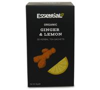 Essential Trading Organic Ginger & Lemon Herbal Tea - 20 Bags