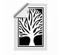 Essential Tree Minimalist Unframed Wall Art Print A3 (42×29.7cm), Wall Decor for Living Room, Bedroom, Office & Home, Art Gift