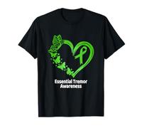 Essential Tremor Awareness Heart Butterfly T-Shirt