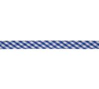 Essential Trimmings Berisfords R77915/010 | Blue Gingham Bias Binding 15mm x 20m