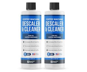 Essential Values Coffee Machine Descaler for Coffee Machines Cleaner - Descaler Liquid - Compatible with Delonghi, Nespresso, Dolce Gusto, Sage, Lavazza and More - 473ml 4 uses