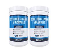 Essential Values Universal Descaler - Water Distiller Cleaner -Espresso Descaling Solution - Coffee Machine Cleaner - Critic Acid Tea Kettle Urn - Manufactured in USA - 2 Pack