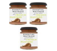 Essential Waitrose & Partners Mild French Mustard, Pack of 3
