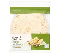 Essential Waitrose Plain Large Tortilla Wraps 8 per pack