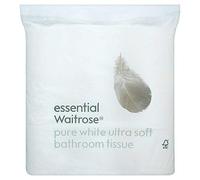 Essential Waitrose Ultra Soft Toilet Tissue White 9 per Pack