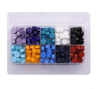 Essential Wax Seal Set 200 Colorful Beads, Warmer & Spoon for Creative Use (I)