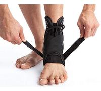 Essential Wellness Ankle Brace Extra Large for Severe Sprains, Lace Up - Ultra Sturdy & Supportive (Extra Large)