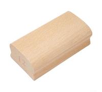 Essential Wooden Radius Sanding Block for Guitarists to Level Frets and Shape Fingerboards (12 Inch)