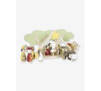 Small Foot Manger Play Set Made of Wood, Child-Friendly Christmas Decoration, 12