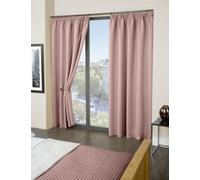 Essential Woven Thermal Blackout Pencil Pleat Curtains