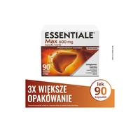 ESSENTIALE MAX 90x 600 mg Liver Hepaslimin Hepatil Sylimarol Travisto