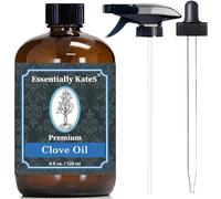 Essentially KateS Clove Oil 4 Oz with Sprayer and Gotter Pure and Natural Hair Care, Skin Care, Diffuser, Garden and Aromatherapy