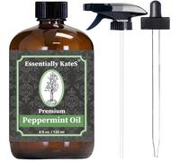 Peppermint Essential Oil 4 oz. with Detailed User's Guide E-book and Glass Dropper by Essentially KateS. by Essentially KateS