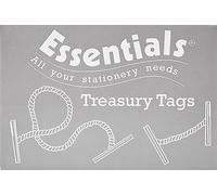 Essentials 27101 51mm Treasury Tags (Approx 100),Green