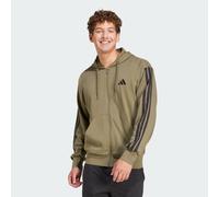 Adidas Essentials 3 Stripes French Terry Full Zip Sweatshirt Green L / Regular Men