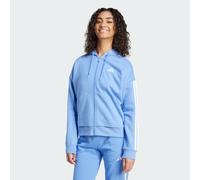 Essentials 3-Stripes Full-Zip Fleece Hoodie