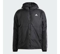 adidas for man. IN7194 Essentials 3-Stripes Hooded Jacket black (M), Casual, Sport, Multisport, Long sleeve, Recycled Polister, Sustainable