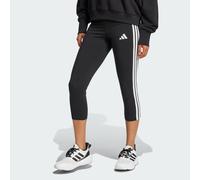 adidas Women's Essentials 3-Stripes Leggings 3/4 Length, Black, M