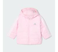 adidas Unisex Baby ESSENTIALS 3 STRIPES PADDED JACKET, clear pink/white, 9-12 Months