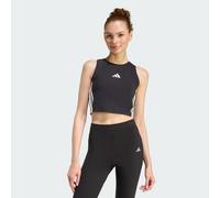 Adidas Essentials 3 Stripes Padded Sleeveless T-shirt Black 2XL Woman