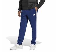 Essentials 3-Stripes Straight Joggers in Fleece blue