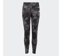 adidas Girl's Essentials AEROREADY Seasonal Print High-Waist 7/8 Leggings Kids, Black/Carbon/Grey Six/Grey Five, 11-12 Years