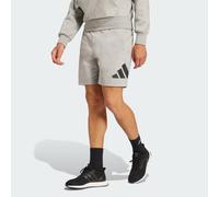adidas Men's Essentials Big Logo Single Jersey Short, Medium Grey Heather/Black, XL