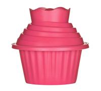 Premier Housewares Essentials By Premier 3Pc Hot Pink Giant Cupcake Set