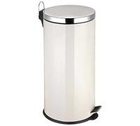 Essentials by Premier Miller 30 Litre Cream Pedal Bin Cream