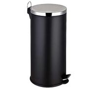 Essentials by Premier Miller 30 Litre Matt Black Pedal Bin Black