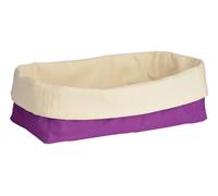 Essentials by Premier Purple And Cream Oval Bread Basket