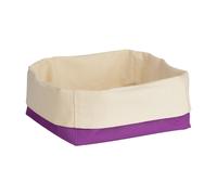 Essentials by Premier Purple And Cream Small Bread Basket