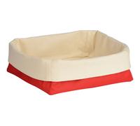 Essentials by Premier Red And Cream Large Bread Basket