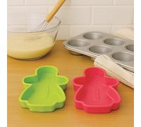Essentials by Premier Silicone Baking Gingerbread Ladies Cake Moulds