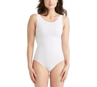 ESSENTIALS BY TUMMY TANK womens Seamless Scoop Neck Shaping Full Back Bodysuit, White, L-x-L
