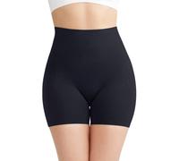 ESSENTIALS BY TUMMY TANK womensTT5-004Seamless Shaping Short Thigh Shapewear - Black - Medium-Large
