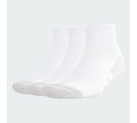 adidas Unisex ESSENTIALS CLIMACOOL Quarter 3PP, White/Grey Two, 4.5-5.5