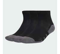adidas Unisex ESSENTIALS CLIMACOOL Quarter 3PP, Black/Grey Six, 2-3.5