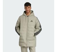 Essentials CLIMAWARM 3-Stripes Light Down Hooded Parka