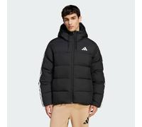 Essentials Climawarm 3-Stripes Puffer Down Hooded Jacket