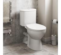 Essentials Close Coupled Rimless Toilet & Soft Close Seat