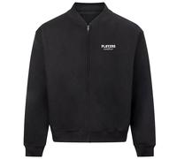 Essentials Collection Men's Premium Heavyweight Black Bomber Jacket - Black / M