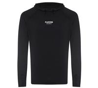 Essentials Collection Men's Sports Black Cowl Neck Hoodie - Black / L