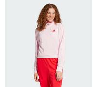 Essentials Color Pop French Terry Crop Quarter-Zip Track Jacket